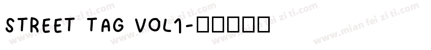 STREET TAG VOL1字体转换